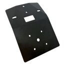 DMP, under fender license plate holder. Black