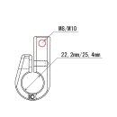 Daytona, universal bracket. Side-mount. 7/8" ID. M10 thread