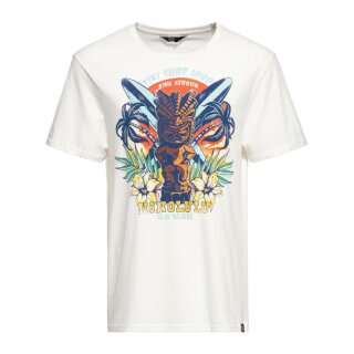 King Kerosin Tiki Surf Shop T-Shirt Off White