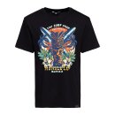 King Kerosin Tiki Surf Shop T-Shirt Black