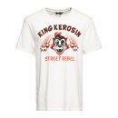 King Kerosin Street rebel t-shirt off white