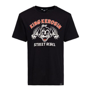 King Kerosin Street rebel t-shirt black