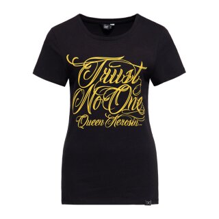 Queen Kerosin Trust no one T-Shirt Black