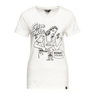 Queen Kerosin Gin Tonic T-Shirt Off White