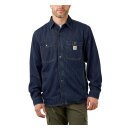 Carhartt Denim Fleece lined shirt glacier