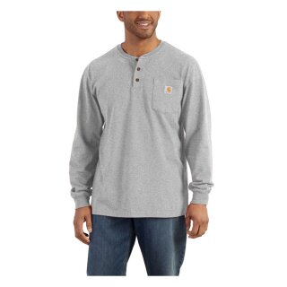 Carhartt Henley longsleeve heather grey