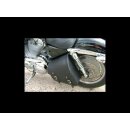 Longride Leder Satteltasche schwarz für Harley XL Sportster 04-21