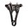 PM, 4-piston one-piece caliper/bracket, rear. Black CC