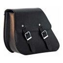 Longride Saddlebag Leder Satteltasche schwarz für...