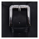 Longride Leder Satteltasche schwarz für Harley Softail 84-17