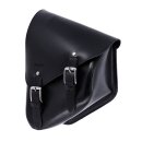 Longride Leder Satteltasche schwarz für Harley...