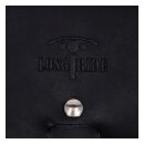 Longride Leder Satteltasche schwarz für Harley Softail 84-17