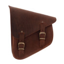 Longride Leder Satteltasche Saddlebag für Harley FXST Softail 84-17