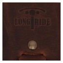 Longride Leder Satteltasche Saddlebag für Harley FXST Softail 84-17