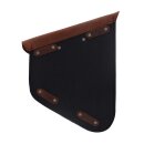 Longride Leder Solo Satteltasche braun für Harley Softail 87-17