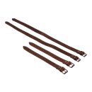 Longride Leder Solo Satteltasche braun für Harley Softail 87-17