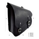 Starrahmen Leder Satteltasche Longride Saddlebag für Harley FXST Softail