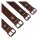 Starrahmen Leder Satteltasche Longride Saddlebag für Harley FXST Softail