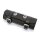 Longride, genuine leather tool roll 2.8L. Smooth black