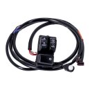 Handlebar switch & wiring kit, right side. Black