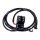 Handlebar switch & wiring kit, right side. Black
