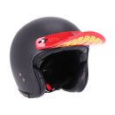 Motorrad Helm Visier Schirm Sticker Scum peak rot 13 1/2