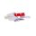 Motorrad Helm Visier Schirm Sticker Scum peak rot 13 1/2
