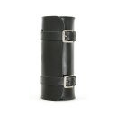 Longride, genuine leather tool roll 4L. Smooth black