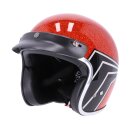 The Roeg x 13 1/2 skull bucket jettson Helm helmet amber