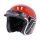 The Roeg x 13 1/2 skull bucket jettson Helm helmet amber