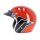 The Roeg x 13 1/2 skull bucket jettson Helm helmet amber