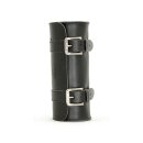 Longride, genuine leather tool roll 2L. Smooth black