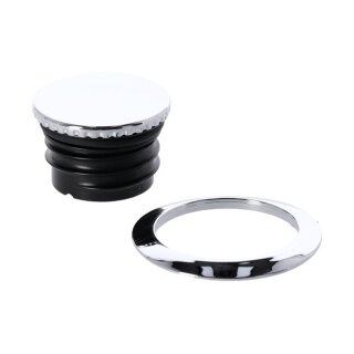 Pop-up gas cap set. Chrome