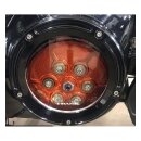 Trask Assault series derby cover. Gloss black