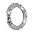 Trask Assault series derby cover. Chrome