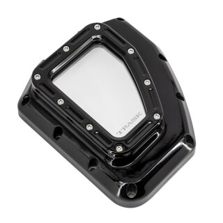 Trask Assault cam cover w/window. Gloss black