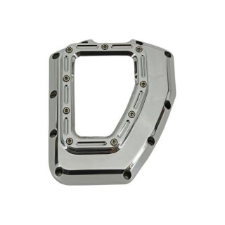 Trask Assault cam cover w/window. Chrome