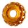 Trask, M8 billet clutch basket. Hard anodized natural