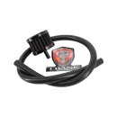 Trask CheckM8 vented transmission top cover. Gloss black