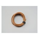 Electrical wire. 2 meter 0.75sq. Brown