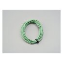 Electrical wire. 2 meter 0.75sq. Light green