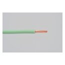 Electrical wire. 2 meter 0.75sq. Light green