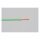 Electrical wire. 2 meter 0.75sq. Light green
