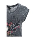 Queen Kerosin Wild One T-Shirt Black