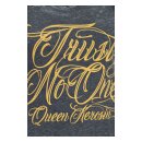 Queen Kerosin Trust No One T-Shirt Black