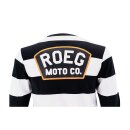 Roeg Shawn stripe sweatshirt off-white/black