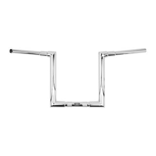 Burly, 1-1/2" Jason bar, 12â€ rise. Chrome