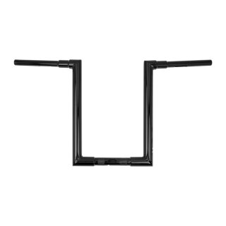 Burly, 1-1/2" Jason bar, 16â€ rise. Black