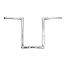 Burly, 1-1/2" Jason bar, 16â€ rise. Chrome