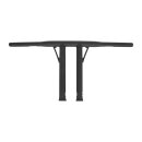 Burly, Folsom bar 12â€. Matte black